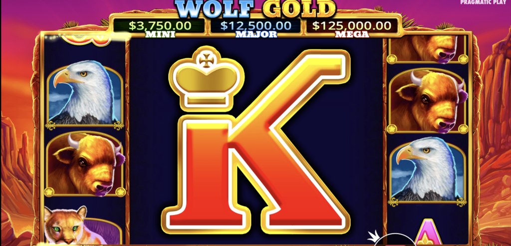 Free spins in Wolf Gold slot